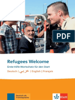 W100255 Refugees Welcome Wortschatz
