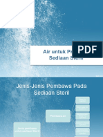 Air Untuk Sediaan Steril (K1)