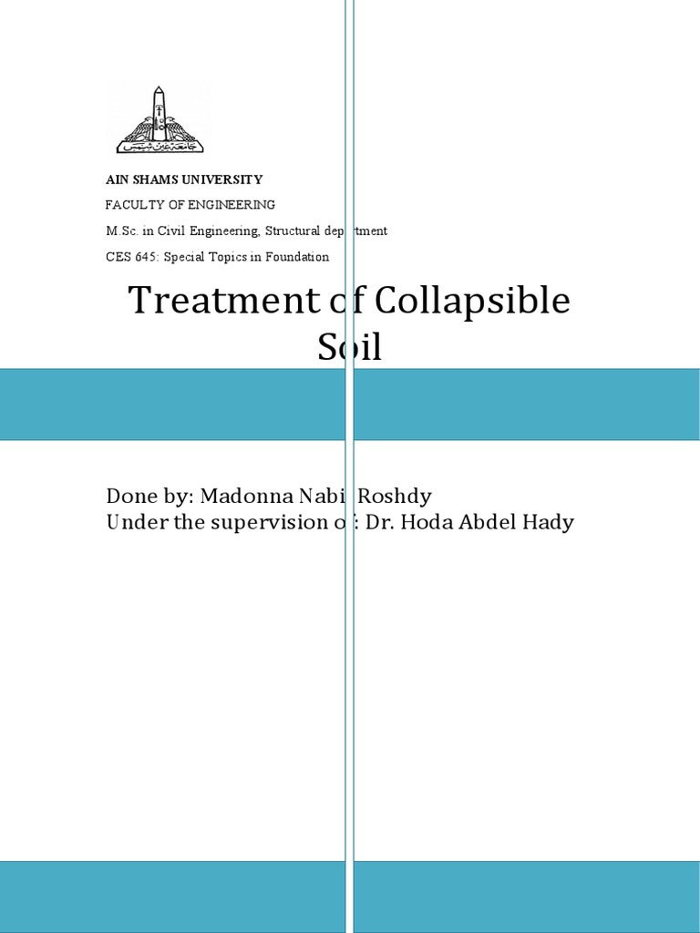Collapsible Soil Report | PDF