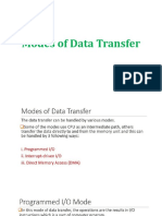 Modes of Data Transfer