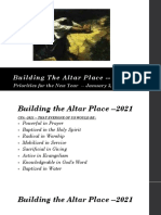 Building The Altar Place - 2021: Priorities For The New Year - January 3, 2021