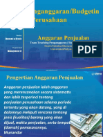 Pertemuan 5 Anggaran Penjualan