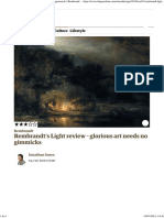 Rembrandt's Light Review - Glorious Art Needs No Gimmicks - Rembrandt - The Guardian