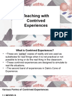 Teaching With Contrived Experiences II-D