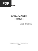 Mux Raisecom RC004-16 NMS1 (REV.B) PDF