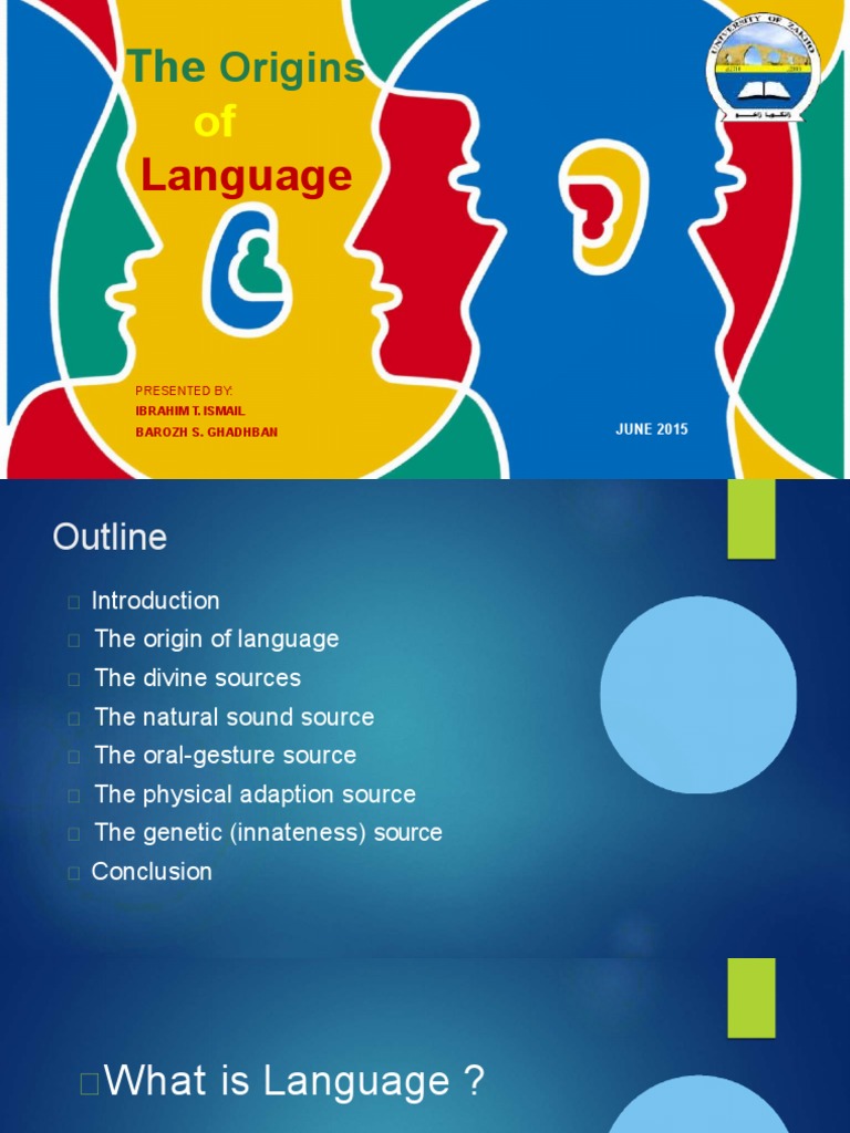 Slide Origins-Of-Language-151212185552-Converti | PDF | Origin Of ...