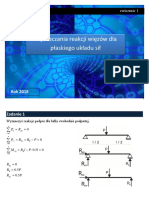 STATYKA Ćwiczenie 1 PDF