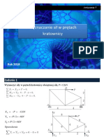 STATYKA Ćwiczenie 5 PDF