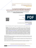 Implicaciones de La Concepcion de Planificacion PDF