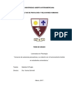 Relación entre funcionamiento familiar y consumo de sustancias en estudiantes