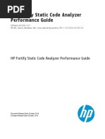 HP Fortify Static Code Analyzer Performance Guide