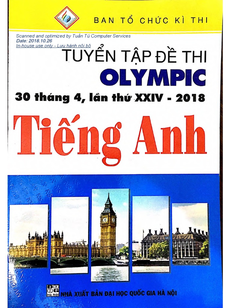 Tuyển Tập đề Thi Olympic 30 4 Mon Tiếng Anh 18 Optimized Pdf
