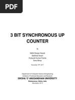 3 Bit Synchronous Up Counter