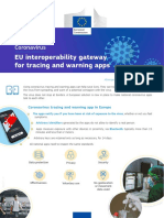 EU Interoperability Gateway For Tracing and Warning Apps: Coronavirus