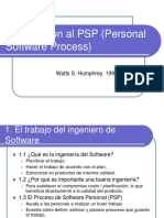 Introducción al PSP (Personal Software Process