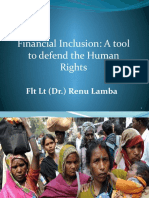 Financial Inclusion A Tool To Defend The Human Rights