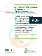 Manual de Procedimientos Del Laboratorio Sanidad de Germoplasma PDF