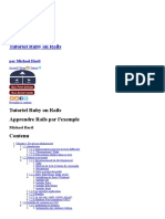 Tutoriel Ruby On Rails - Apprendre Rails Par L'exemple - Le Livre Tutoriel Ruby On Rails 3 and Screencasts - Par Michael Hartl