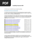 Installing and Using Tesseract 500 OCRFINAL