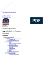 Tutoriel Ruby On Rails - Apprendre Rails Par L'exemple Chap12 - Le Livre Tutoriel Ruby On Rails 3 and Screencasts - Par Michael Hartl