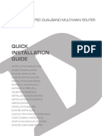 Quick Installation Guide: Wireless Ac750 Dual-Band Multi-Wan Router DWR-118