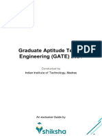 Graduate Aptitude Test in Engineering (GATE) 2021: Indian Institute of Technology, Madras