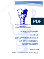 Tema 4 (Traqueotomía VS Cricotirotomía en La Emergencia)