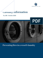 Casualty Information: Preventing Fires in A Vessel's Laundry