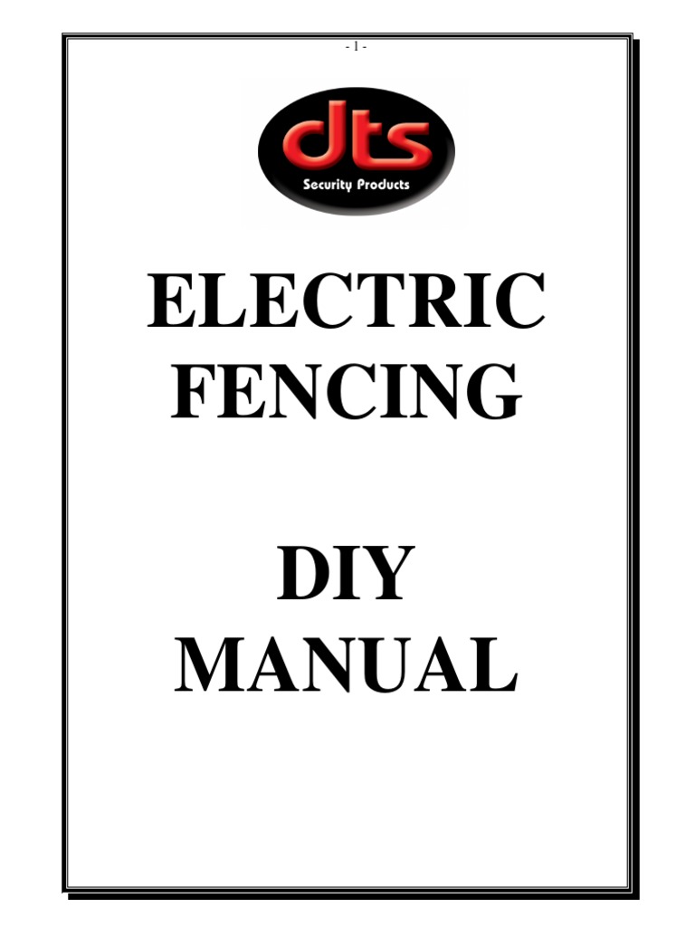 Electric Fencing DIY Manual PDF Wire Components