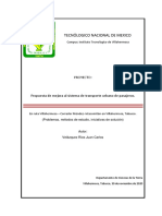 Proyecto Sistema de Transporte PDF