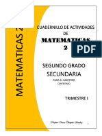 PDF Cuadernillo de Segundo Grado de Matematicas Secundaria Compress