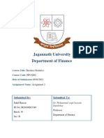 Jagannath University Department of Finance: Submitted By: Submitted To