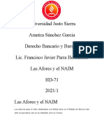 Afores y NAIM