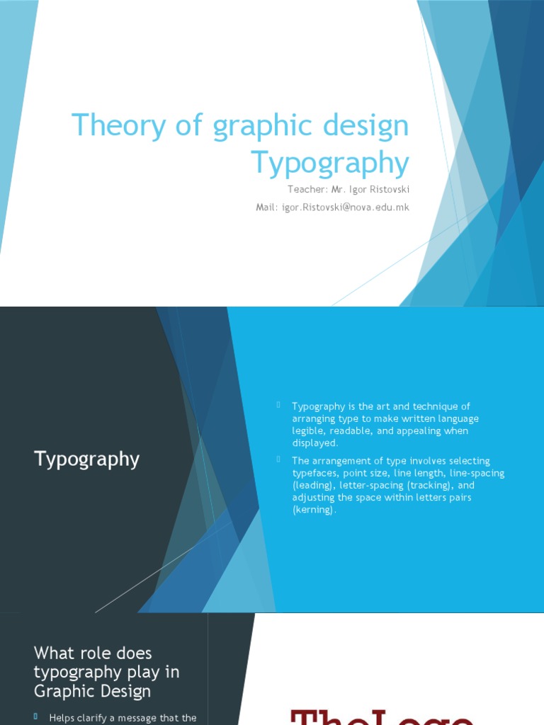 Typography Principles in Graphic Design | PDF | Typography | Typefaces