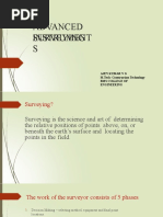 Advanced Surveying Instrument S: Ajey Kumar V G M.Tech-Construction Technology Bms College of Engineering