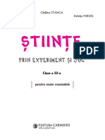 Stiinte Prin Experiment Si Joc. Clasa 3 Final PDF