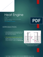 Heat Engine: Sohail Nawab Lecturer, Institute of Petroleum & Natural Gas Engineering, Mehran Uet, Jamshoro