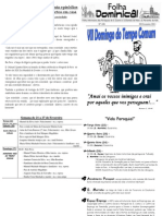 Folha Paroquial Vale S. Martinho (426) - 20 Fevereiro 2011