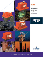 Torqplus: Electric Valve Actuators and Controls