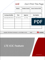 01-OEO107070 LTE  ICIC Feature ISSUE 1.00 algeria