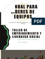 Liderazgo MANUAL PARA LIDERES DE EQUIPOS