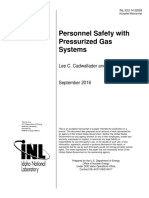 Personnel Safety With Pressurized Gas Systems: Lee C. Cadwallader and Haihua Zhao