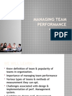 Managing Team Performance Preety