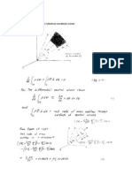 Derive Continuity Equation in Cylindrical Coordinate System: Assignment 1