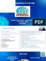 HISSI Dekontaminasi Di Unit Gigi Materi Bu Ani PDF