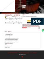 El Desamor - Sevillana - Partituras Gran Coda