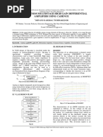 Design of Cmos Multistage High Gain Differential Amplifier Using Cadence