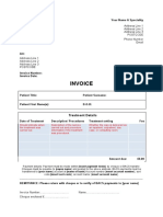 Invoice Template Direct Patient Billing A