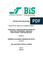 Asignación 1 - Conceptos - Metrología Industrial