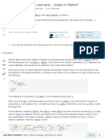 Difference Between Dir ( ) and Vars ( ) .Keys in Python